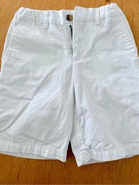 Boys Polo White Cotton Shorts